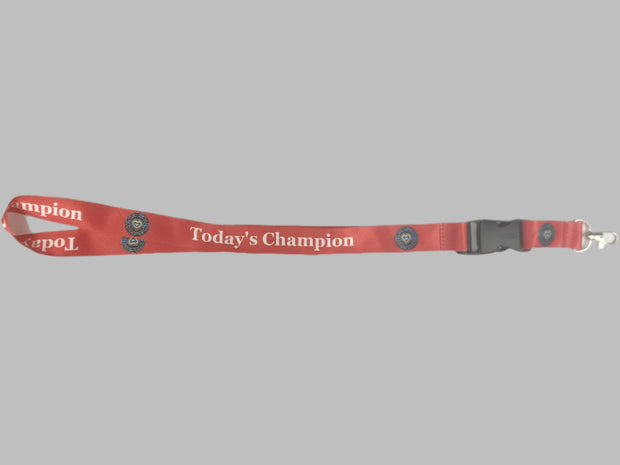 Today's Champion Lanyard