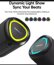 CHIFENCHY PulseSound A46 Bluetooth Speaker w/ Music Synced Lights TF Slot USB C