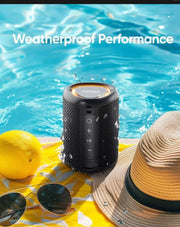 CHIFENCHY PulseSound A46 Bluetooth Speaker w/ Music Synced Lights TF Slot USB C