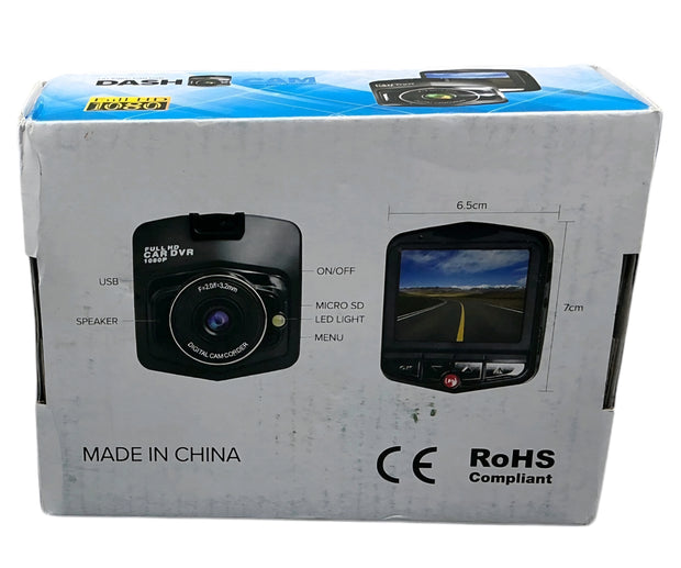 tHD 1080P Dash Cam With Night Vision 170° Wide Lens 2.4" Screen Full HD Video
